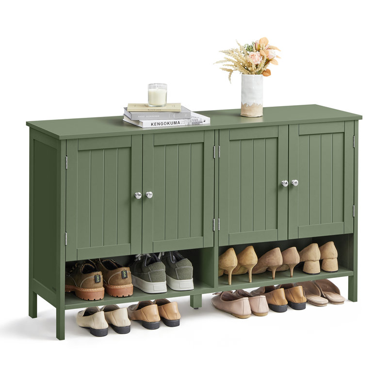 18 Pairs Shoe Storage Cabinet, Green