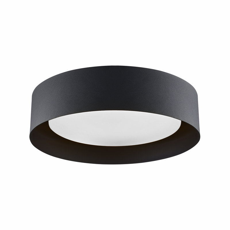 Yasminda LED Flush Mount, Black