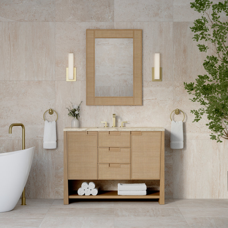 Solene 48" Single Vanity, Widespread, Tajnar Eclos