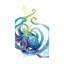 Octopus - Wrapped Canvas Painting-1186983246