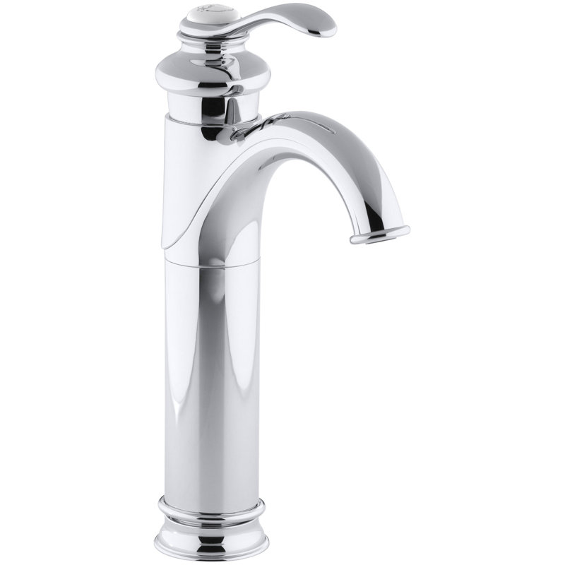 Robinet de salle de bain monotrou avec drain Fairfax, Chrome poli