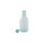 Frosted Turquoise Glass Table Vase-1633968923