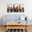 Rayures abstraites - Décorations sur toile, "Livingroom cités"