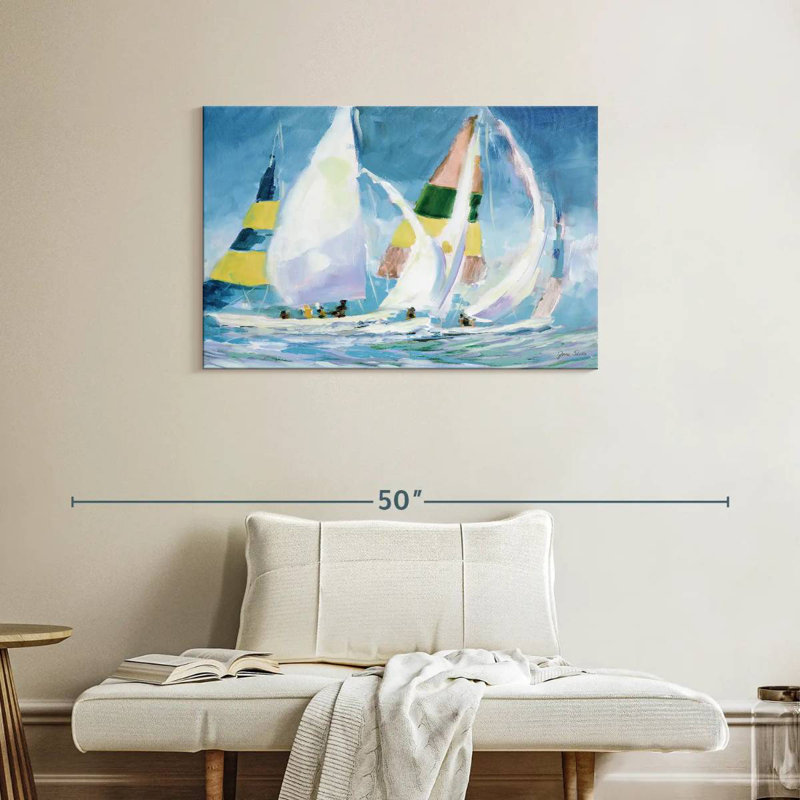 Sailing away i Aletra, H 24 po x l 36 po