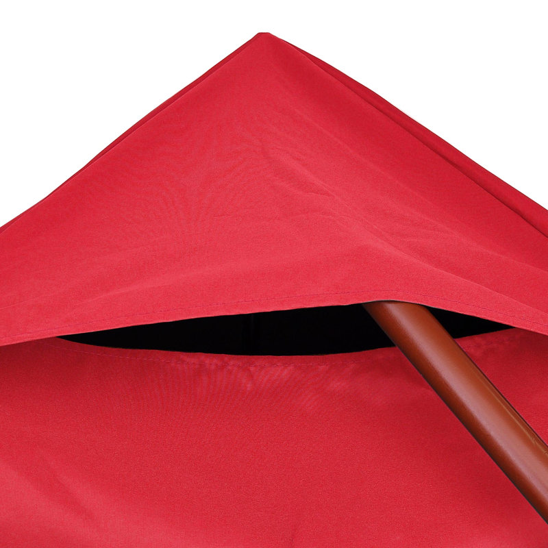 Yescom Polyester Replacement Canopy for Canopy, Red, 9.76ft x 9.76ft