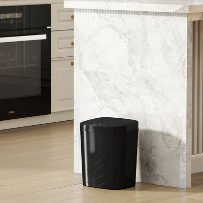 HOMCOM 15L Sensor Bin Automatic Touchless Kitchen Bin Easy Clean