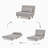 Blago Jacquelyn Convertible Chair-668917685