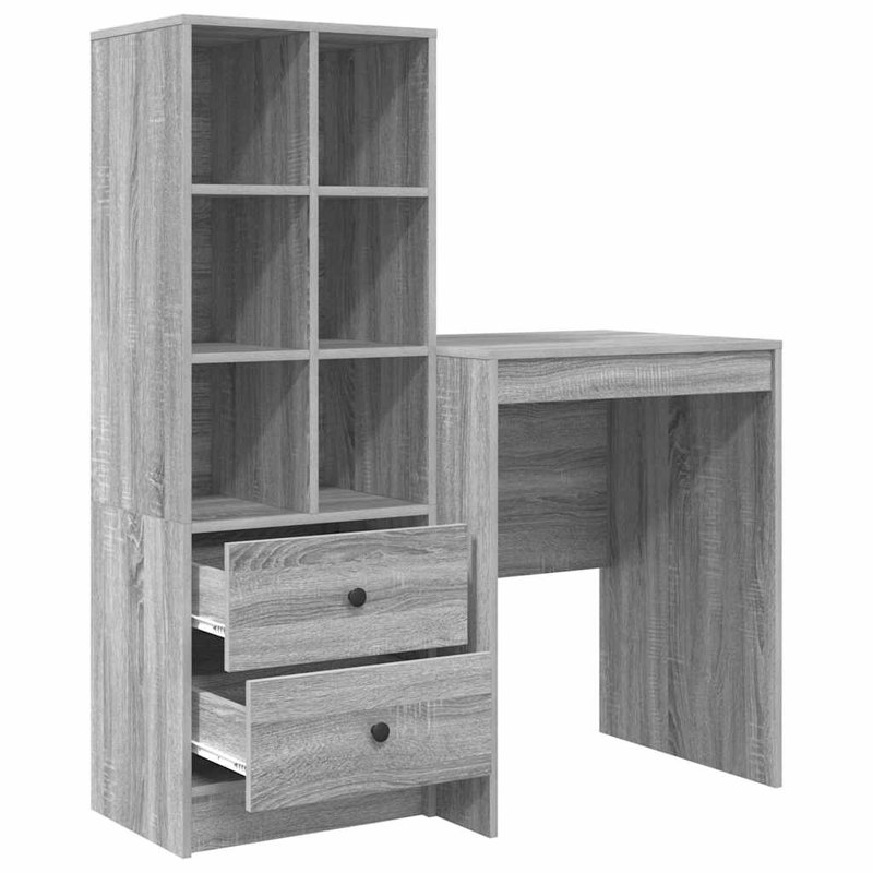 60 cm W Highboard, Grey Sonoma