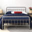 Florence 42" Modern Farmhouse Metal Platform Bed-74882157-74882158