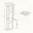 Tall Corner Cabinet