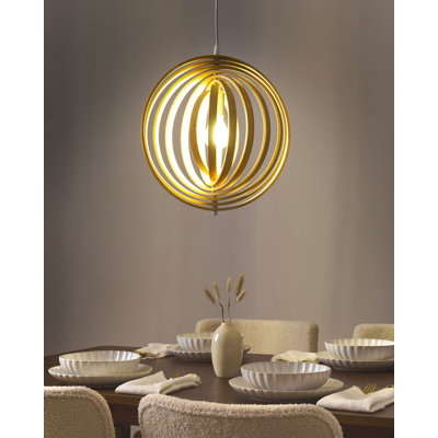 MURRELL 1 - Light Natural Sphere Pendant