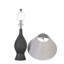 Lampe de table Cerulean Elegance - bleu gris - ensemble de 2