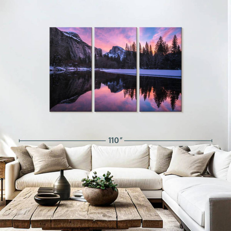 Alvord Half Dome Pink Sunrise, 48" H x 74" W