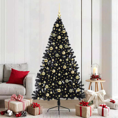 6.89' H Lighted Artificial Christmas Tree