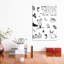 «Juvenile Woodland II» par Lisa White boutons - impression d'art graphique-52544317-52544318-52544326