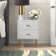 Alexandera 25.2'' H Modern Nightstand with Two Drawers