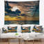 Tapisserie Seashore Sun Break Over Ocean-28491431