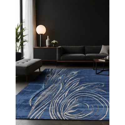 Tapis gris soyeux et moelleux