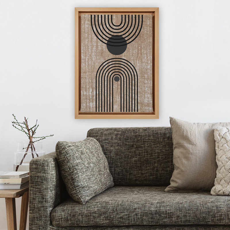 Peinture décorative sur toile, H 26 po x l 18,1 po, Bois