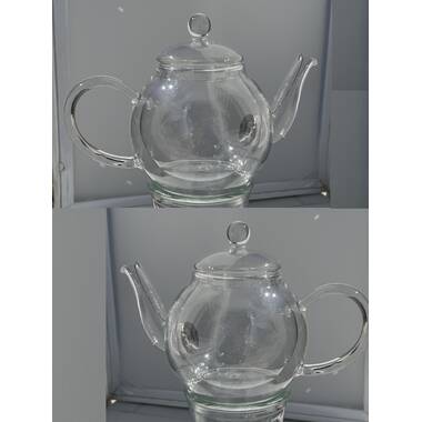 Winston Porter Gatton 27oz. Glass Teapot