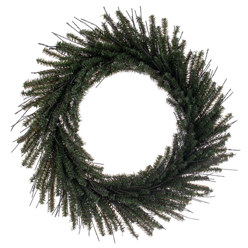 Couronne de brindille artificielle de Vienne, H 24 po x l 24 po x P 3 po