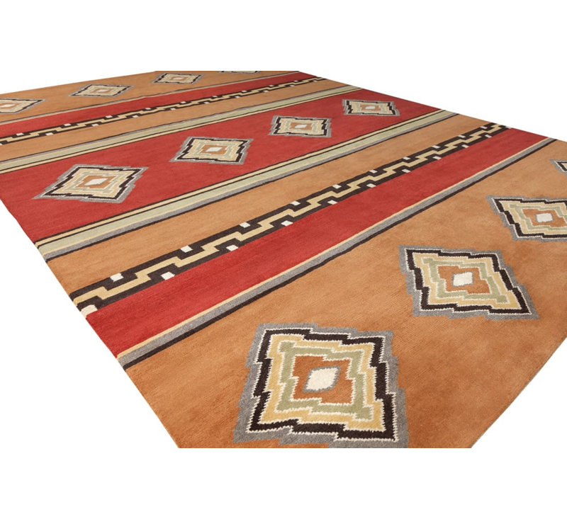Mesa Hand Woven Wool Area Rug, Rectangle 10' x 14'