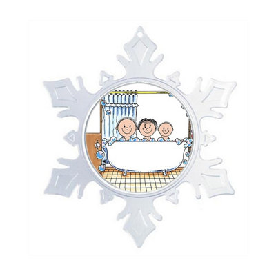 5.5'' Handmade People Holiday Shaped Ornament