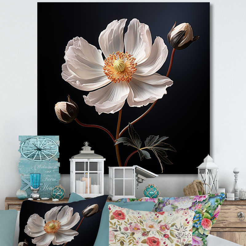 Sunny Ranunculus Dreams I sur toile, H 24 po x l 24 po x P 1 po, Toile tendue