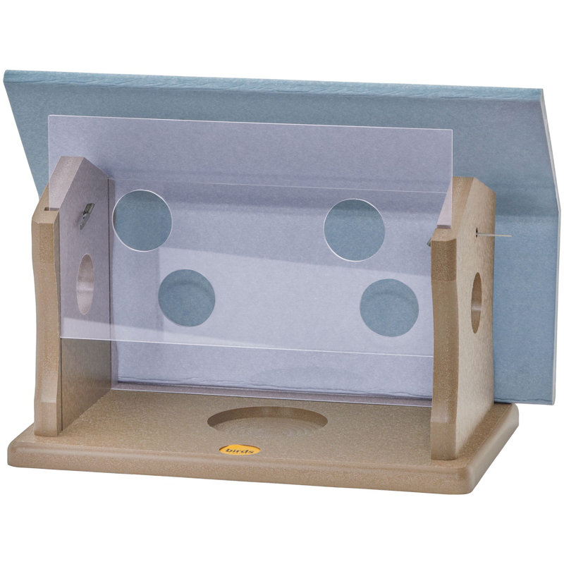 Recycled Bluebird Hopper Bird Feeder