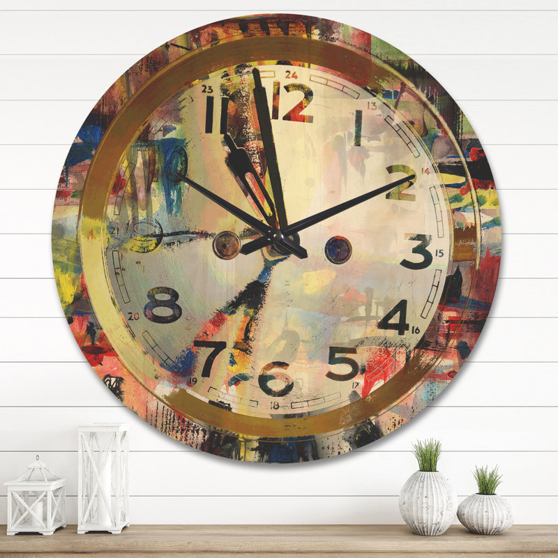 Solid Wood Wall Clock, Large