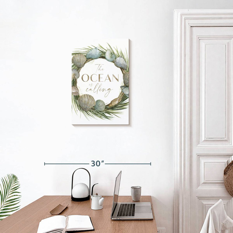 Couronne Tergel The Ocean Calling, H 24 po x l 16 po