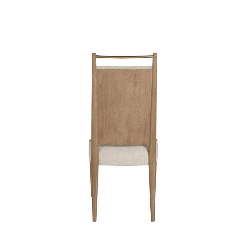 Highland Oak High Back Dining Side Chair, Dawn