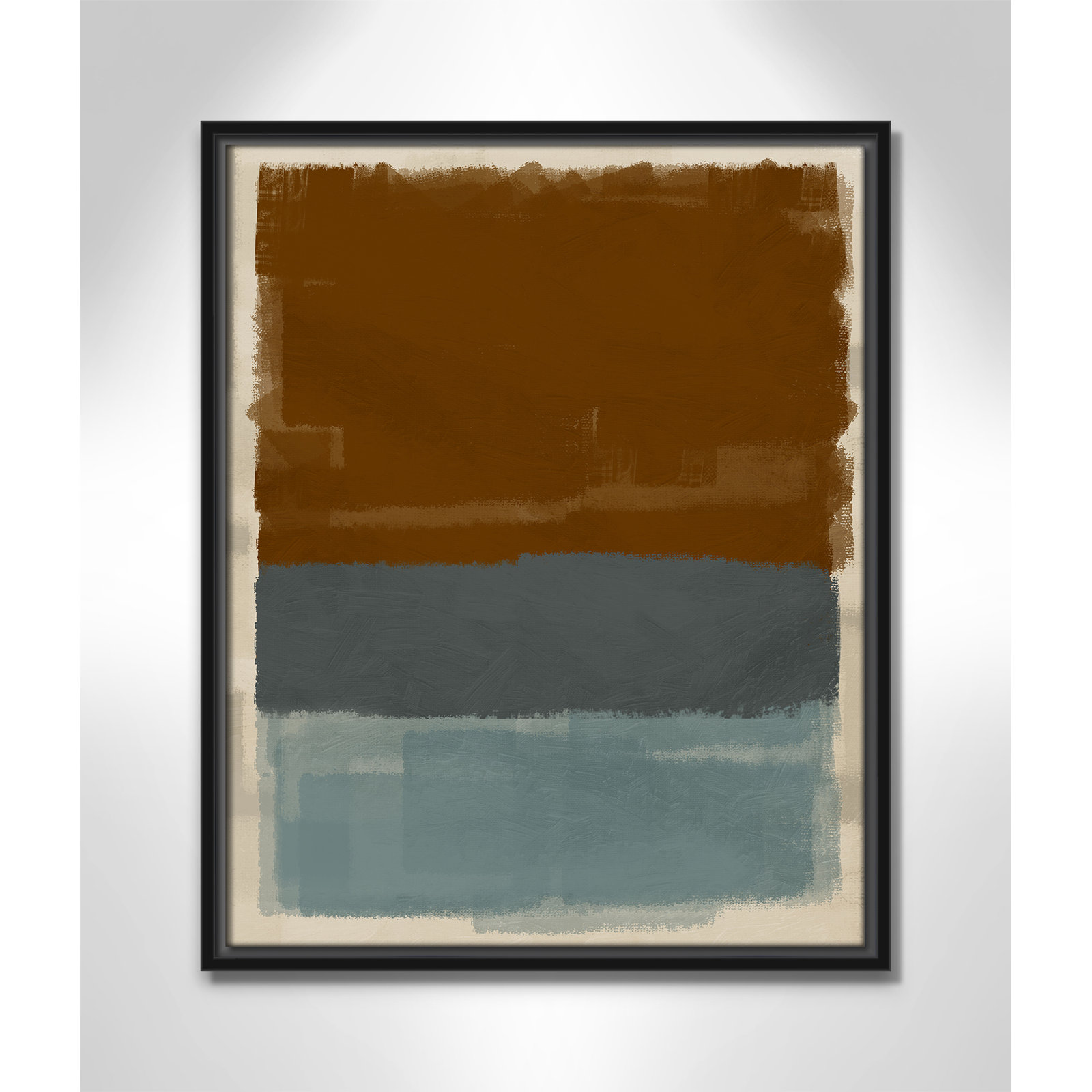 Turbulent Honesty Print by Marcus Prime, Black Floater, 17.5'' W x 21.5'' H