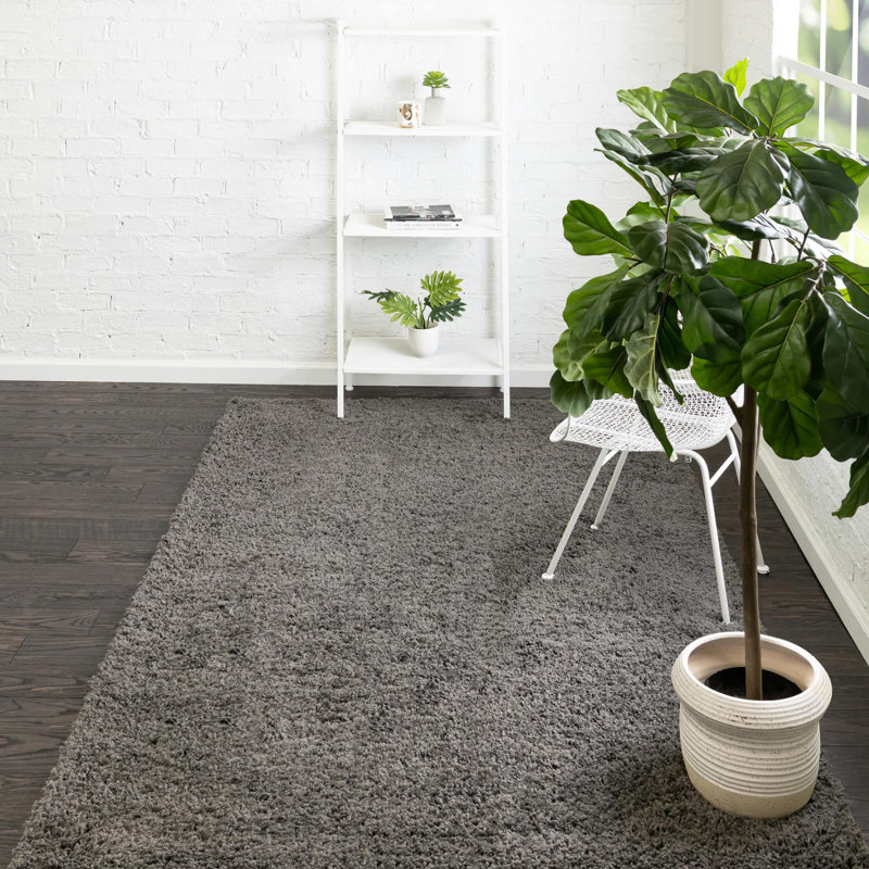 Tapis gris foncé , Rectangle 10 pi x 13 pi 11 po