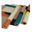 Rectangle Malachite Abstract Flatweave Cotton Area Rug in Blue/Beige-1194148210