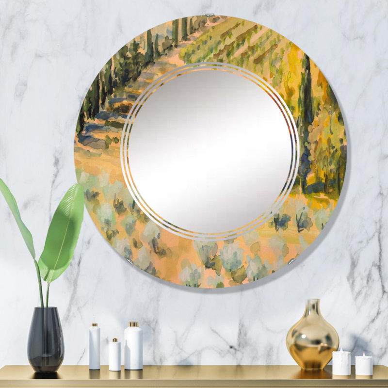 Miroir de salle de bain mural rond, 32 po x 32 po