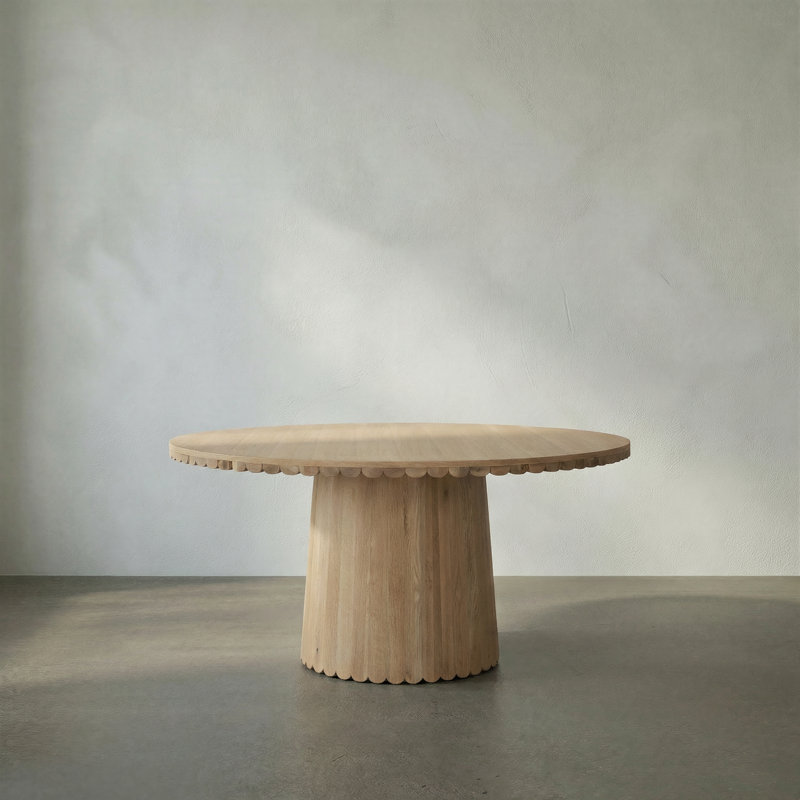 Lane Round Solid Oak Dining Table
