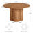 47"  Round Pedestal Dining Table