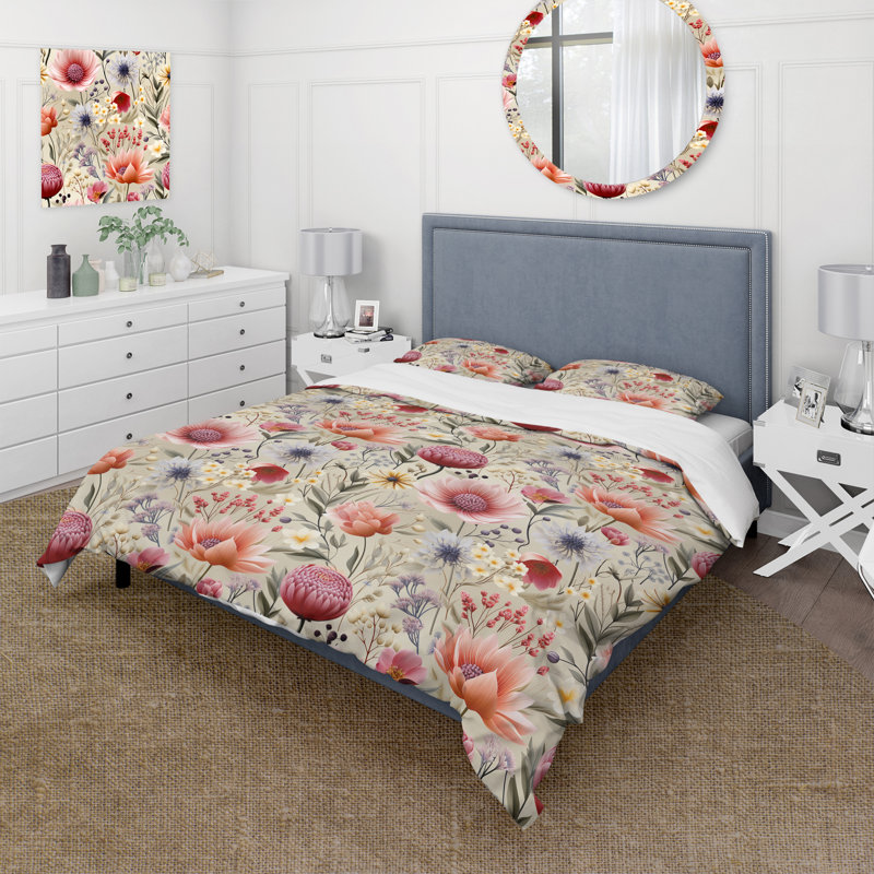 Ensemble de housse de couette pastel, Housse de couette pour très grand lit et 2 très