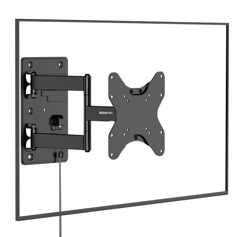 Mount-It! RV and Trailer TV Wall Mount with Lockable Arm for 23" to 43" TVs