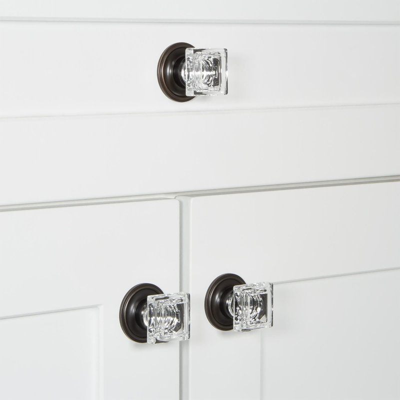 Carré Square Knob, Timeless Bronze