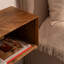 40.5cm W Solid Wood Bedside Table