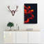 Red Octopus - Wrapped Canvas-55338294