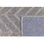 Tapis à chevrons touffeté à la main Aldin-580283522