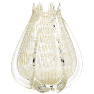 Crown Handmade Glass Table Vase