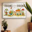 Gnome Sweet Gnome, reproduction d'art sur toile encadrée-496874632-496874636