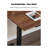 Rectangular Solid Wood Electric Height-Adjustable Desk-1827187577