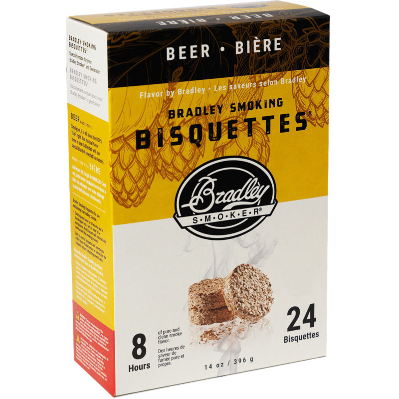 Bradley Smoker Premium Bisquette, 8.25" H x 5.5" W x 2.5" D