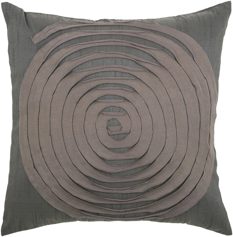 Geometric Reversible Throw Pillow, Brown