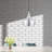 Schultz 9.5" W Metal 1-Light Single Teardrop Pendant -1190447868